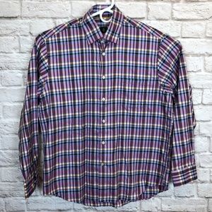 Sz L Robert Talbott Button Down Shirt